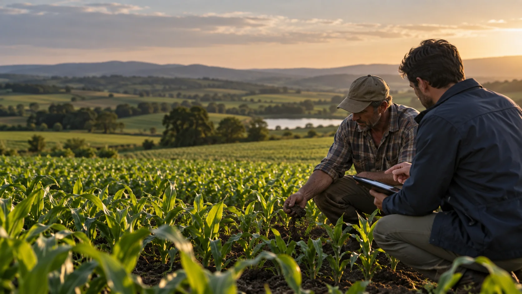 Sustainacert specialists reviewing sustainable agriculture practices
